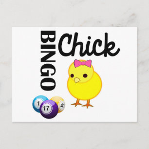 Bingo Chick Briefkaart