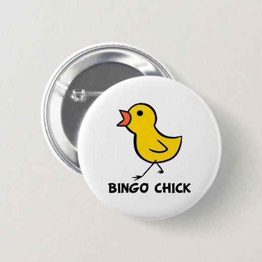 Bingo Chick Button (Voorkant /achterkant)