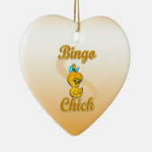 Bingo Chick Keramisch Ornament (Rechts)