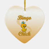 Bingo Chick Keramisch Ornament (Voorkant)