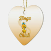 Bingo Chick Keramisch Ornament (Links)