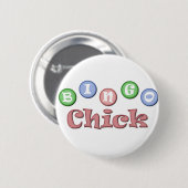 Bingo Chick Ronde Button 5,7 Cm (Voorkant /achterkant)