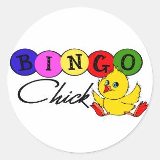 BINGO Chick Ronde Sticker