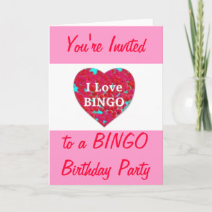 Bingo Chips Invitation