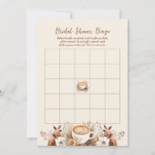 Bingo Coffee Vrijgezellenfeest Game Kaart (Voorkant)