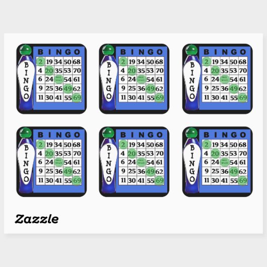 BINGO & Dauber Stickers (Vel)