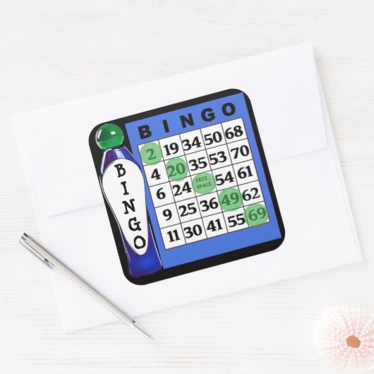 BINGO & Dauber Stickers (Envelop)
