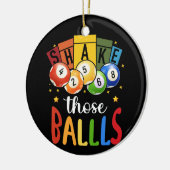 Bingo de Loterij van de Bezoeker van de Bezoeker v Keramisch Ornament (Links)