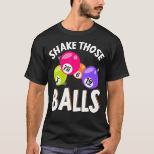 Bingo de Speler Lucky Bingo 6 van de Bezoeker van T-shirt
