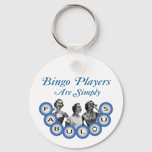 Bingo de Spelers zijn eenvoudig Fabulous Sleutelhanger (Voorkant)