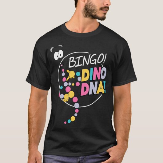BINGO! DINO DNA! T-SHIRT (Voorkant)