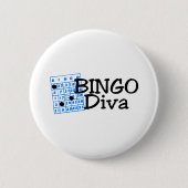 Bingo Diva Ronde Button 5,7 Cm (Voorkant)