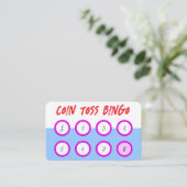 Bingo Drink spel voor feesten Visitekaartje (Staand voorkant)