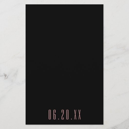 BINGO Elegant Gold en zwart ontwerp voor bruiloft Flyer (Achterkant)