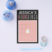 BINGO Elegant Gold en zwart ontwerp voor bruiloft Flyer (Enkel)