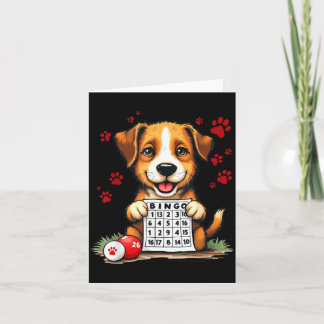 Bingo en hond grappige bingo liefde bingo en hond  kaart