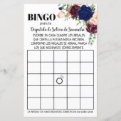 Bingo engels spaans Vrijgezellenfeest (Achterkant)