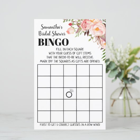 Bingo Engels spaans Vrijgezellenfeest bruiloft (Staand voorkant)
