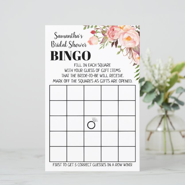 Bingo Engels spaans Vrijgezellenfeest bruiloft (Staand voorkant)