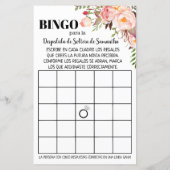 Bingo Engels spaans Vrijgezellenfeest bruiloft (Achterkant)