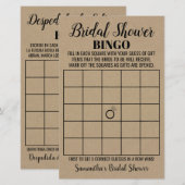 Bingo-engelse spaanse rustige Vrijgezellenfeest (Voorkant / Achterkant)