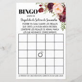 Bingo engelse spaanse Vrijgezellenfeest marsala (Achterkant)