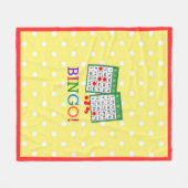 Bingo! Fleece Deken (Voorkant (Horizontaal))
