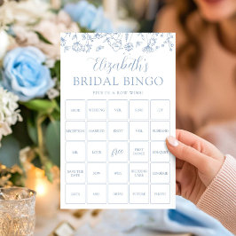 Bingo Floral Game Kaart