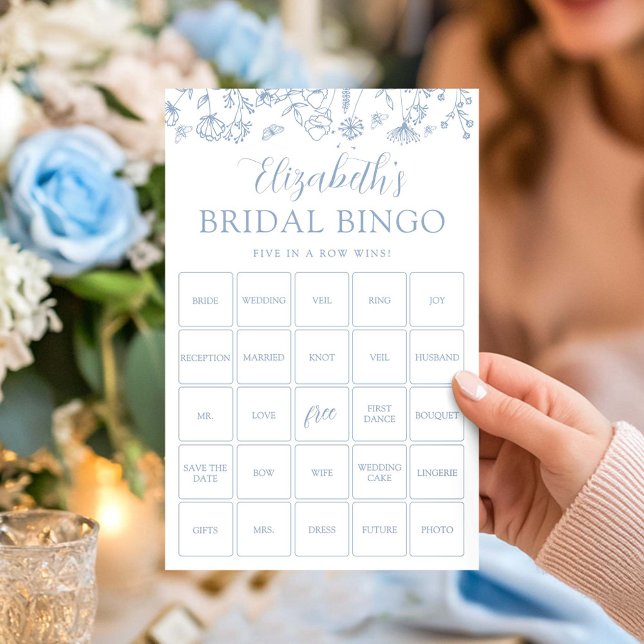  Bingo Floral Game Kaart (Creator heeft geüpload)