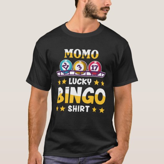 Bingo  For Momo  Lucky Bingo T-shirt (Voorkant)