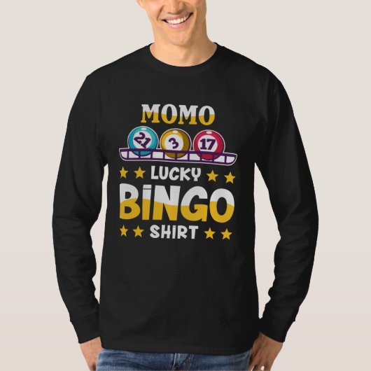 Bingo  For Momo  Lucky Bingo T-shirt (Voorkant)