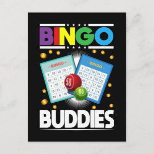 Bingo Friends Mannen Vrouwen Funny Bingo Player Briefkaart
