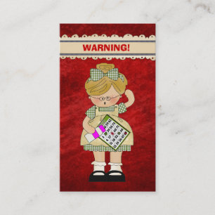 Bingo Fun Cartoon Mini Doodle-kaart Visitekaartje