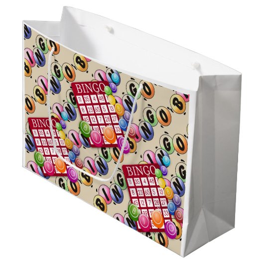 Bingo Fun Groot Cadeauzakje (Voorkant Gekanteld)