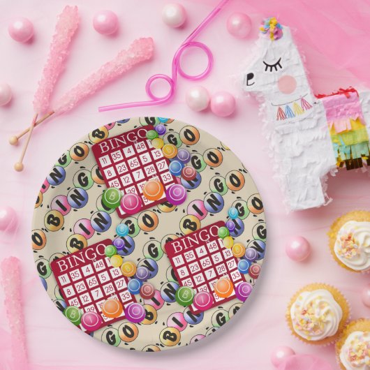 Bingo Fun Papieren Bordje (Feest)