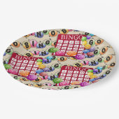 Bingo Fun Papieren Bordje (Gekanteld)