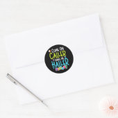 Bingo Funny Player maakt me Holler Ronde Sticker (Envelop)