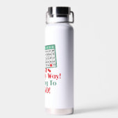 Bingo Funny Waterfles (Achterkant)