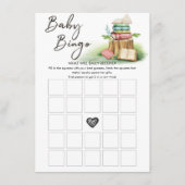 Bingo Game Baby shower Storybook Informatiekaartje (Voorkant)