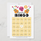 Bingo game Birthday party fiesta Kaart (Voorkant)