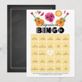 Bingo game Birthday party fiesta Kaart (Voorkant / Achterkant)