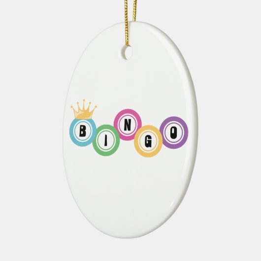 Bingo Game Keramisch Ornament (Links)