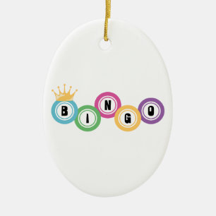 Bingo Game Keramisch Ornament