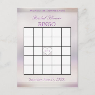 Bingo Game Levensboom Uitnodiging Briefkaart