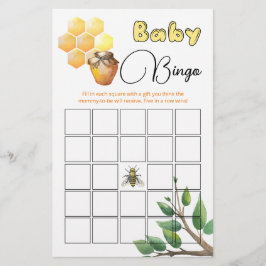 Bingo Game Little Bee Baby shower
