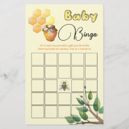 Bingo Game Little Bee Baby shower