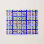 Bingo Game Patronen Grote Legpuzzel (Horizontaal)