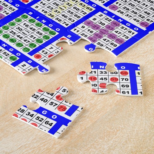 Bingo Game Patronen Grote Legpuzzel (Zijkant)