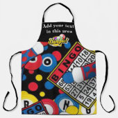Bingo gepersonaliseerde schort (Voorkant)