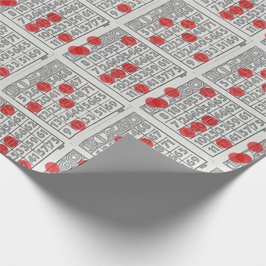 Bingo Gift Wrap Cadeaupapier (Hoek)